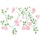 Twisting Rose Wall Stencil Border | 1002 by Designer Stencils | Floral Stencils | Reusable Art Craft Stencils for Painting on Walls, Canvas, Wood | Reusable Plastic Paint Stencil for Home Makeover | Easy to Use & Clean Art Stencil